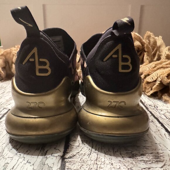 Mens Nike AirMax Sneakers Camo Black - Picture 3 of 6